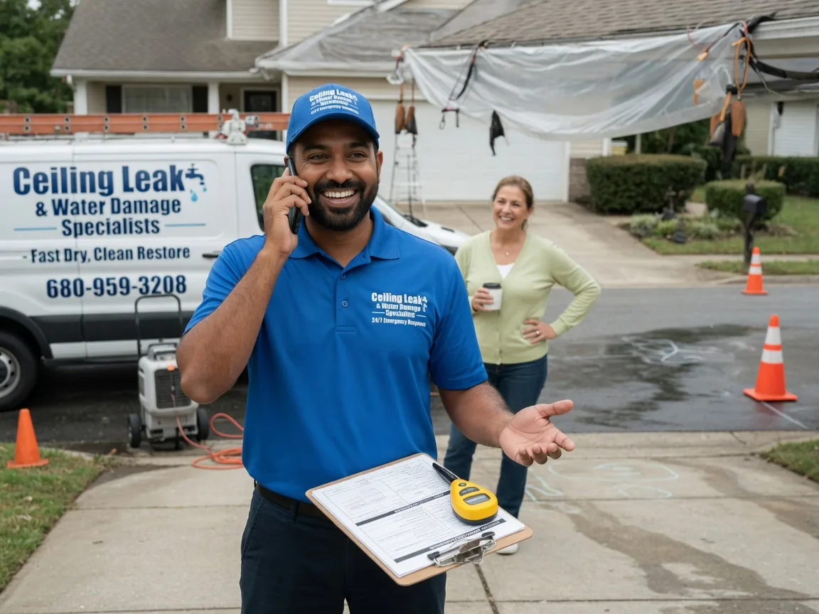 Ceiling Leak Cleanup Wrightsville, AR FAQs